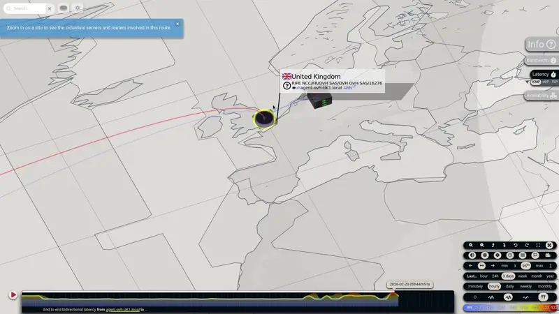 Cloudy — Run a fleet of programmable probes that continuously check the health of your network.